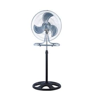 3-in-1 Electric Stand Fan with Aluminum Garage Metal Motor 3 Blades for Home Outdoor Mechanical Pedestal OEM 3 in 1 Fan