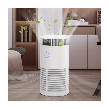 Portable Uv Hepa Filter Mini Large Ozone Pm 2.5 Ionizer Bladeless Electrostatic Smart air Purifier for Desktop Outdoor Home