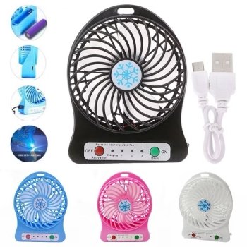 Portable Multifunctional Rechargeable Fan (Random)