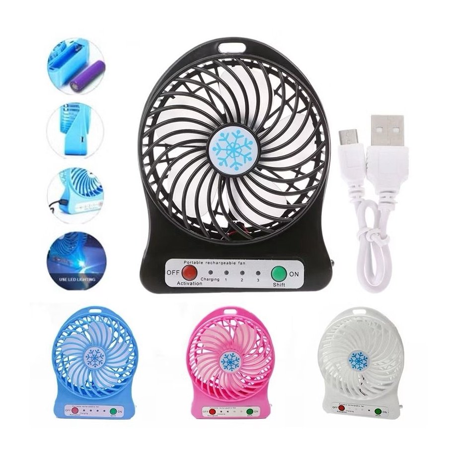 Portable Multifunctional Rechargeable Fan (Random)